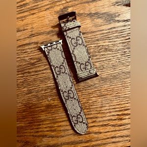 Band for Apple Watch, faux Gucci.  Never used; fit my 38 Apple Watch.